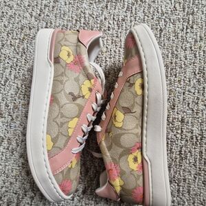 Nwb Coach Women's Low Top Sneaker In Signature Floral Print CI797 Size 10